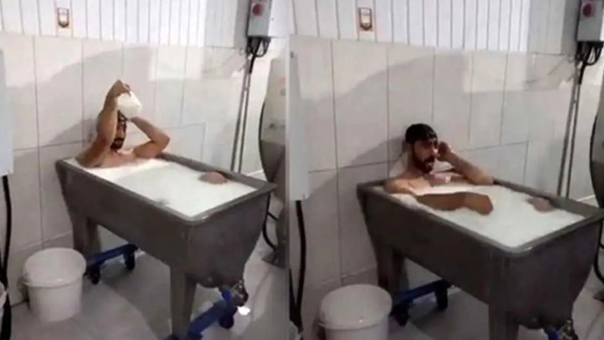 دور دنیا | 15 سال زندان برای حمام با وان پر از شیر!