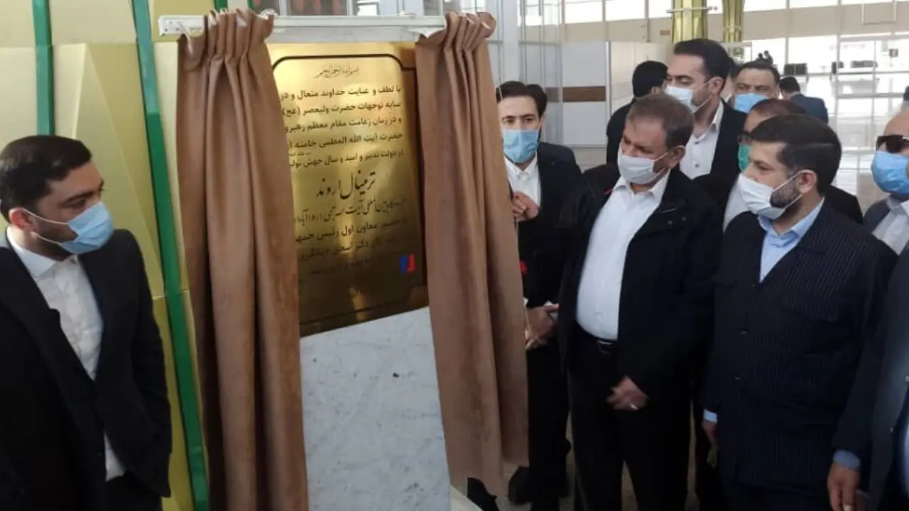 افتتاح ترمینال بزرگ فرودگاه بین‌المللی آبادان / جهانگیری: رفع مشکلات خوزستان از مهمترین وظایف است