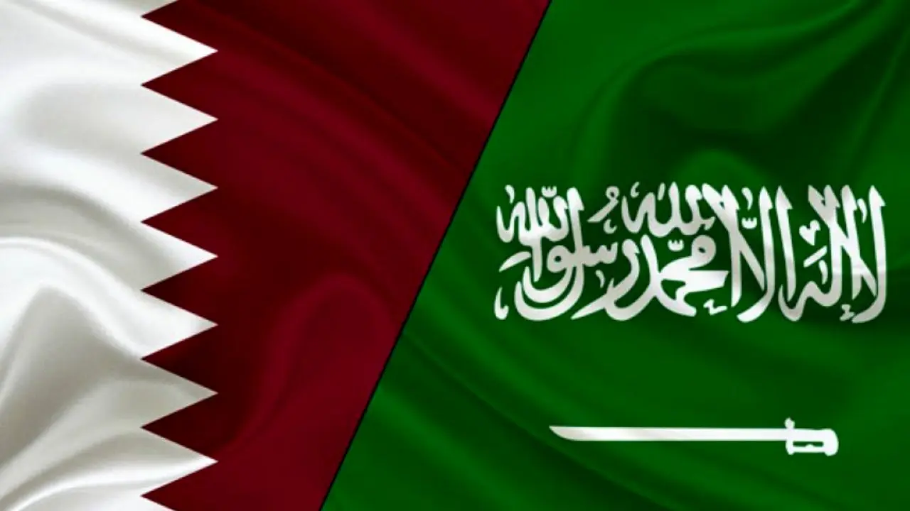 پرچم قطر بر فراز سفارت این کشور در ریاض برافراشته شد