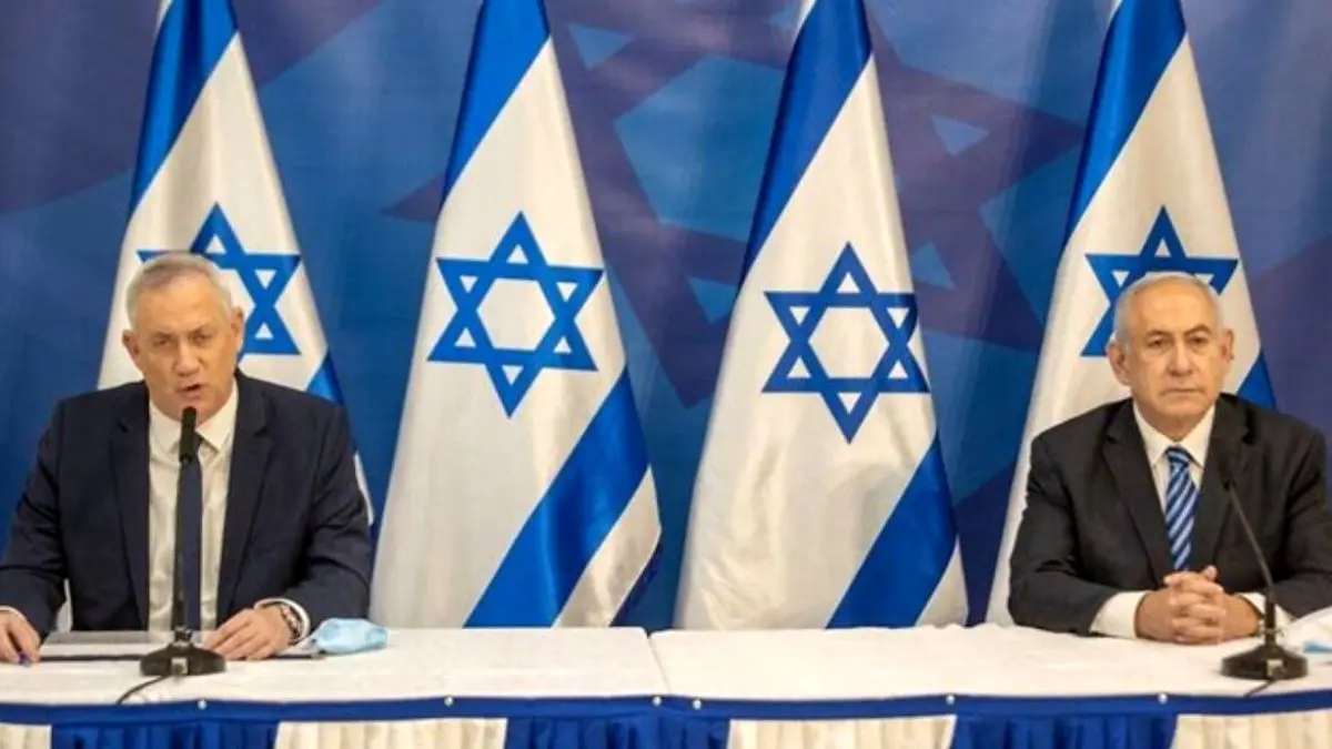 ترک نشست کابینه رژیم صهیونیستی از سوی نتانیاهو و گانتز
