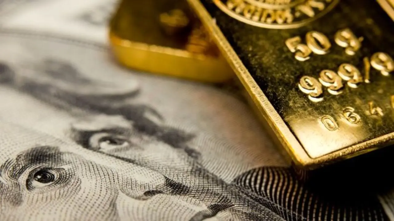 قیمت اونس جهانی طلا به 1800 دلار سقوط می‌کند