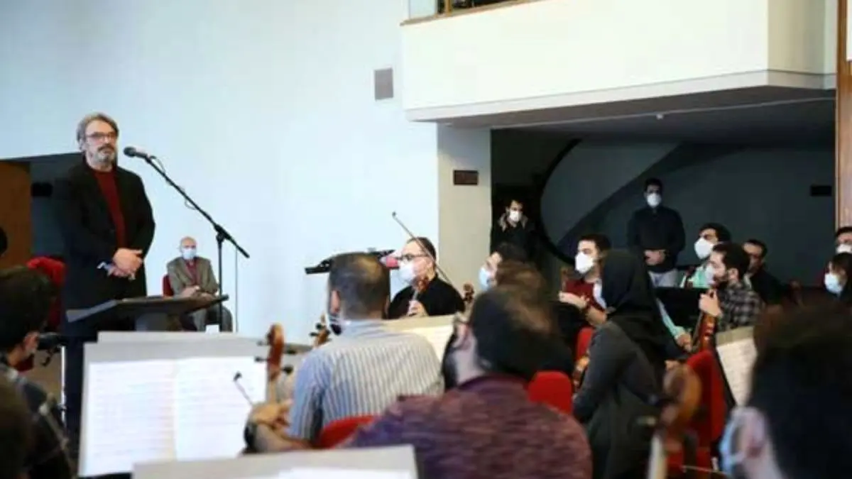 «حسین علیزاده» از تمرین ارکستر ملی ایران بازدید کرد