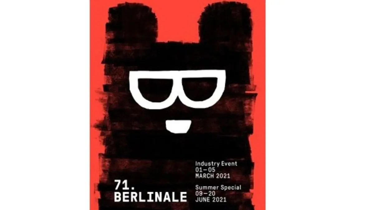 خرس برلین روی پوستر برلیناله 2021 رفت