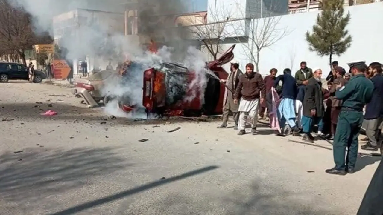 انفجار در جاده بیمارستان کابل