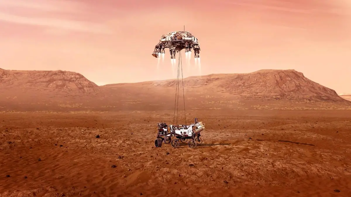 لحظه فرود کاوشگر ناسا بر روی مریخ+ ویدئو
