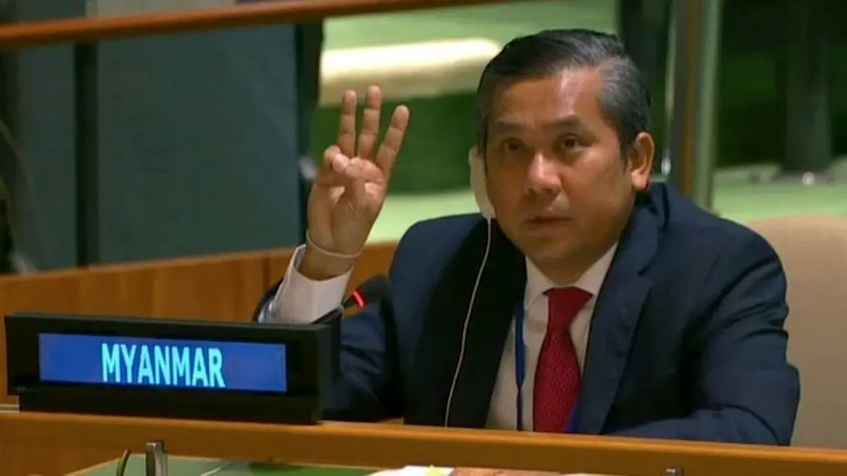 معاون سفیر میانمار در سازمان ملل استعفا داد