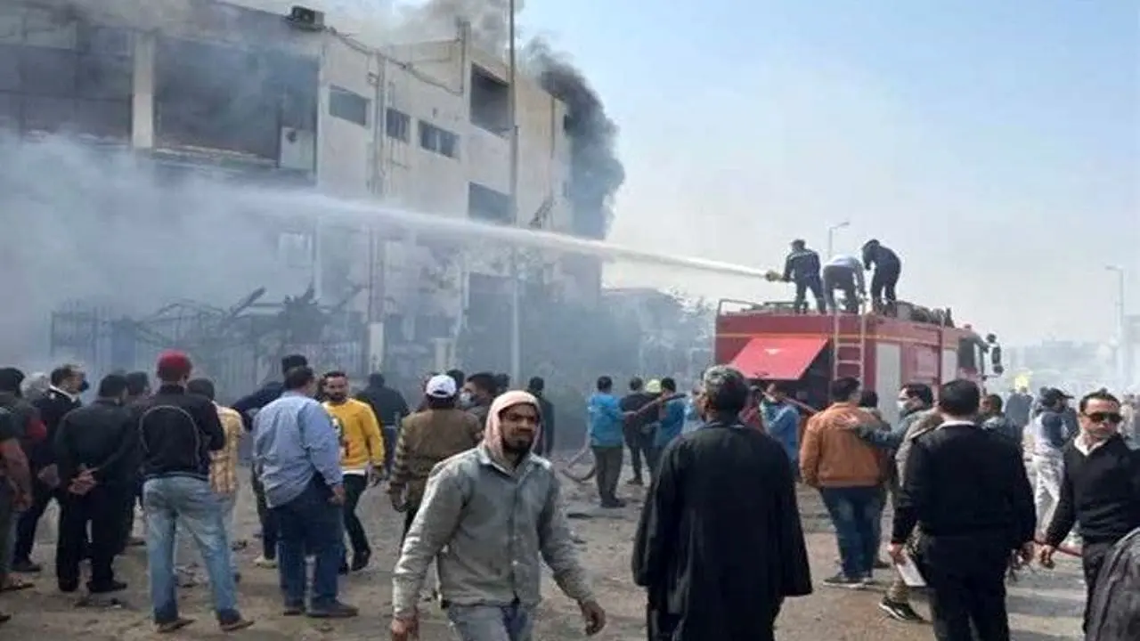 آتش‌سوزی در مصر 20 کشته و 24 زخمی برجا گذاشت
