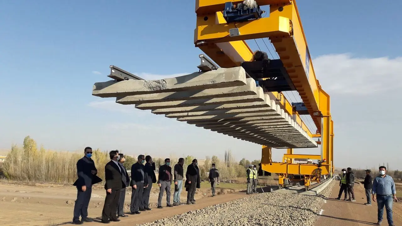 مشارکت بانک ملی ایران در احداث راه آهن میانه اردبیل