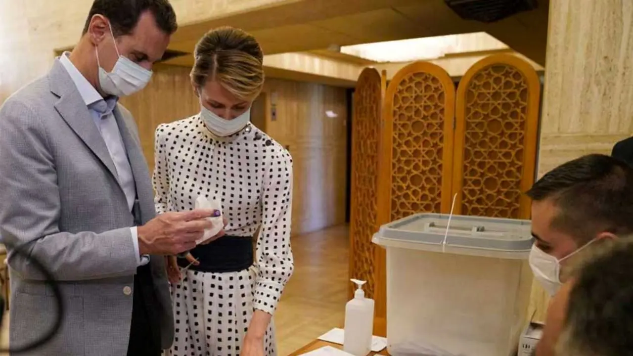 تست کرونای بشار اسد و همسرش منفی شد