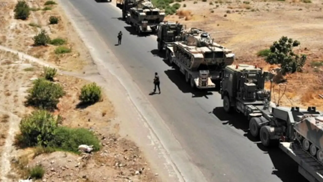 حمله به کاروان تجهیزات لجستیکی آمریکایی مستقر در عراق