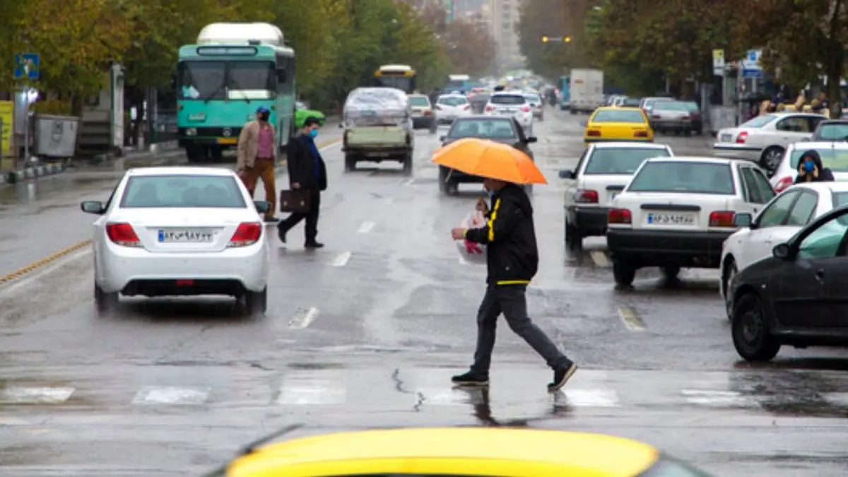 از فردا تقریبا در همه استان‌های ایران‌ باران می‌بارد