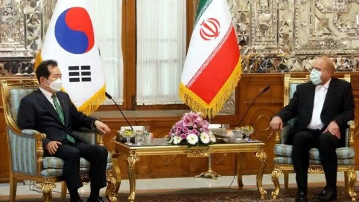 درخواست قالیباف از نخست‌وزیر کره جنوبی برای حل مشکلات بازرگانان ایرانی