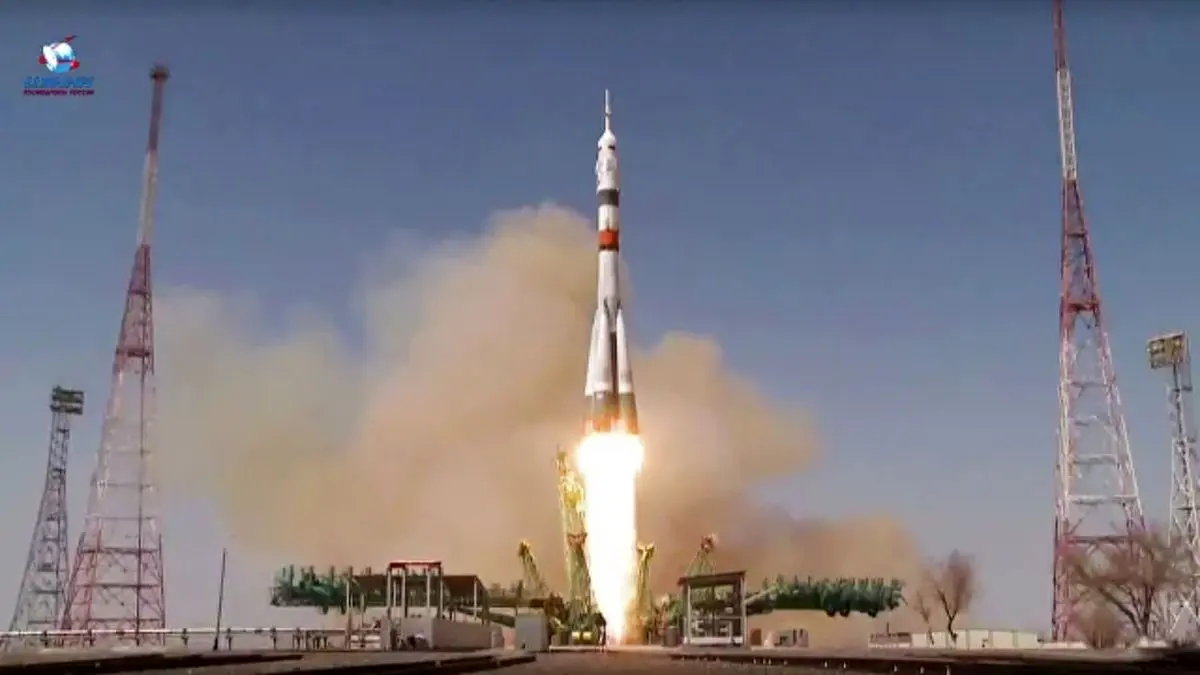 فضاپیمای روسی «گاکارین» با سه خدمه به فضا پرتاب شد