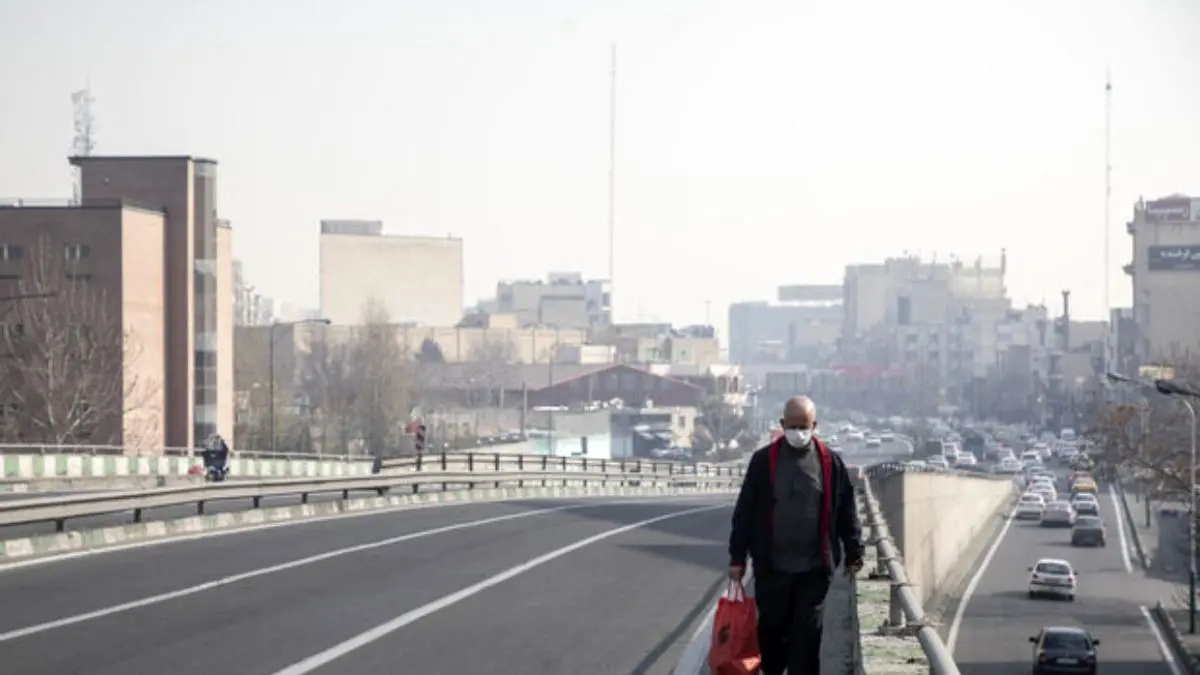 کیفیت هوای تهران در آستانه ورود به شرایط ناسالم قرار دارد