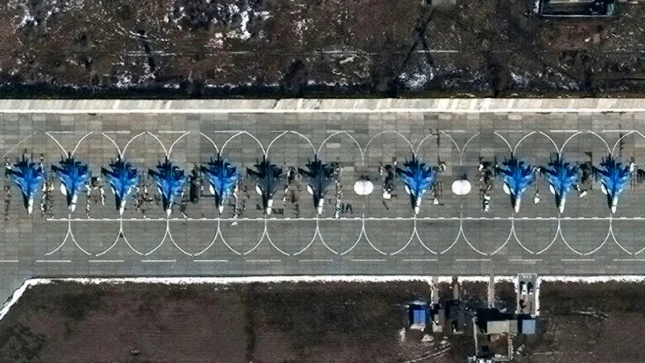 استقرار تجهیزات جنگی هوایی روسیه نزدیک اوکراین