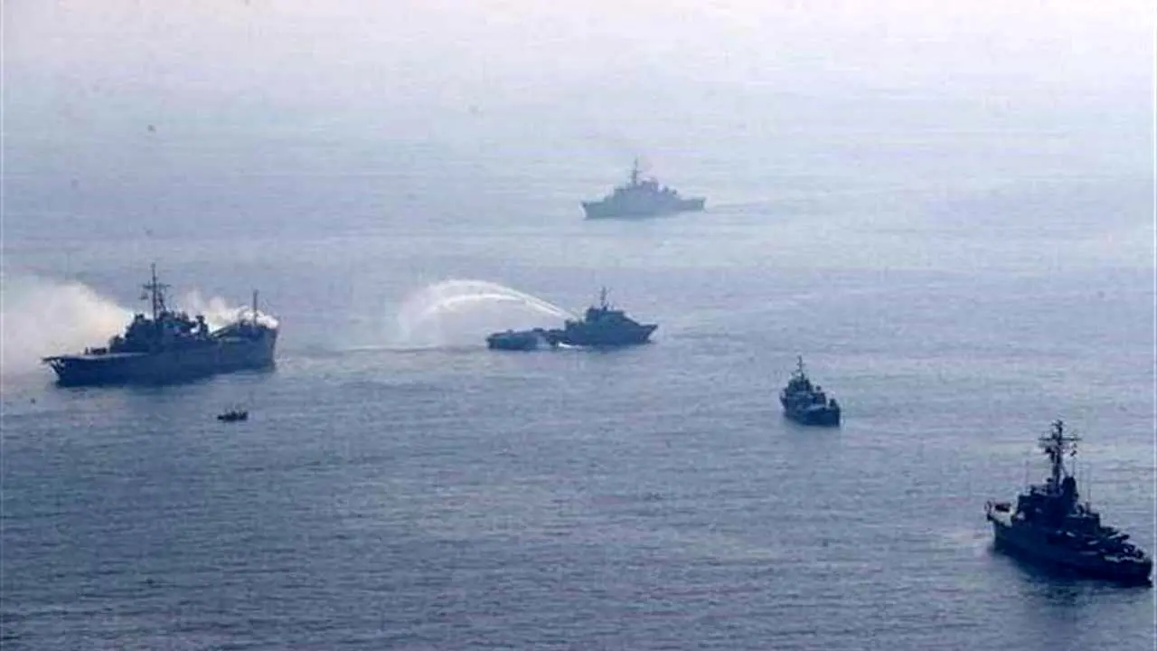 حضور کشتی‌های نظامی روسیه در منطقه رزمایش در دریای سیاه