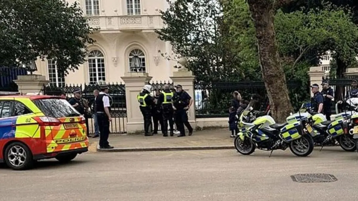 حمله به خانه سفیر عربستان سعودی در لندن