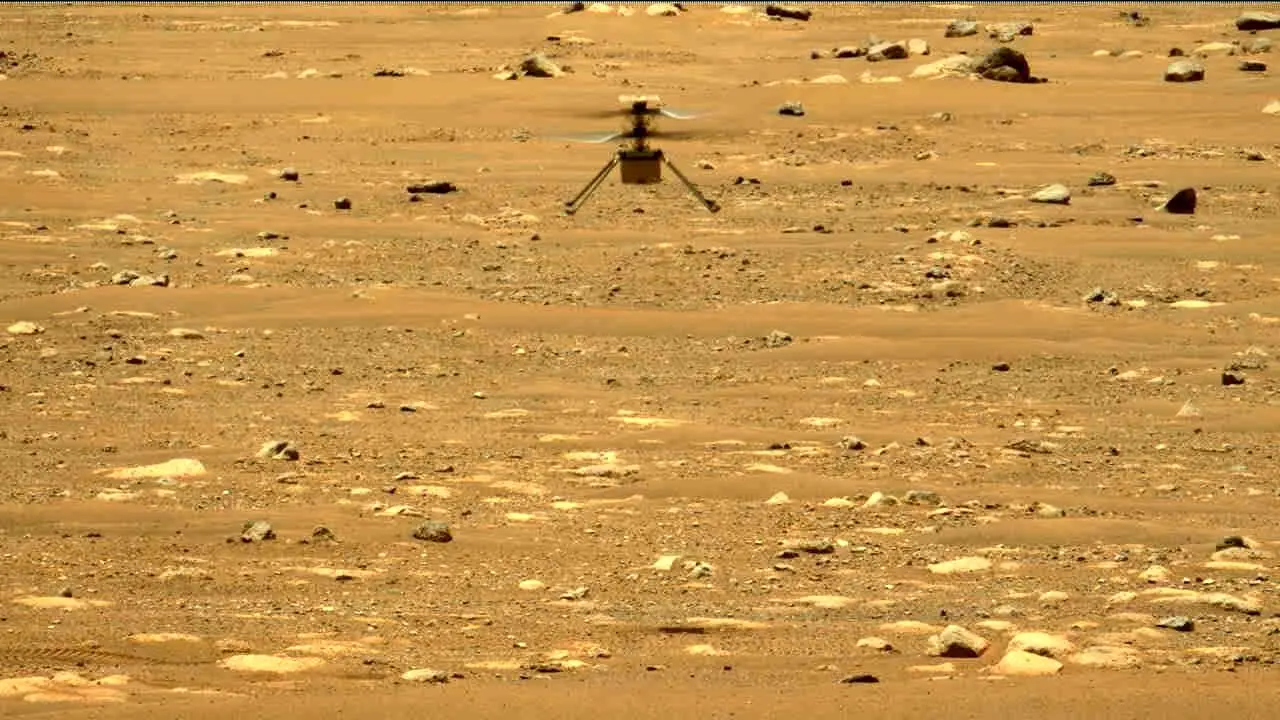 سومین پرواز موفقیت‌آمیز هلیکوپتر مریخی+ ویدئو