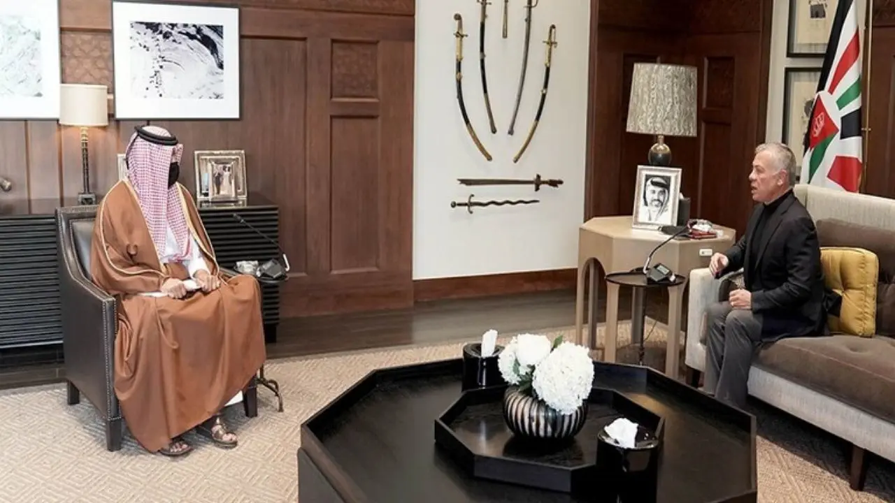 پیام محرمانه امیر قطر به پادشاه اردن