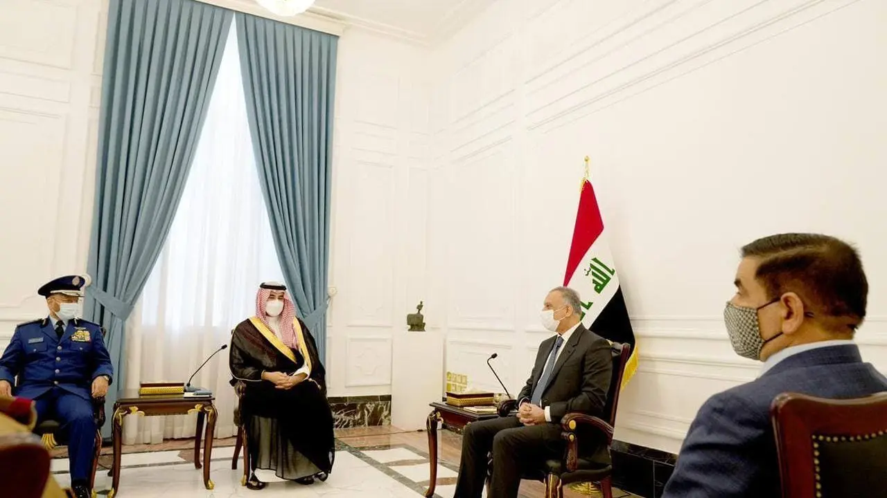 برادر و معاون ولیعهد سعودی در بغداد؛ گفتگو با سران قوای عراق