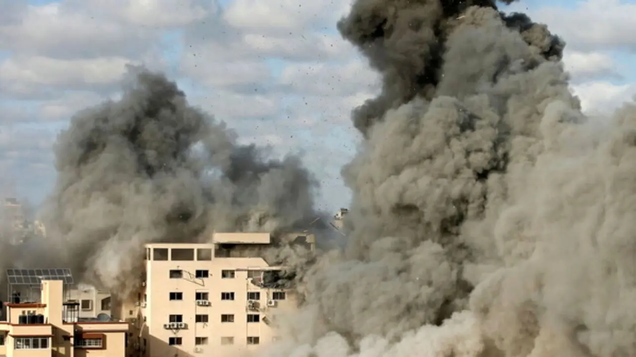 تهدید ارتش اسرائیل به بمباران برج وطن در مرکز غزه