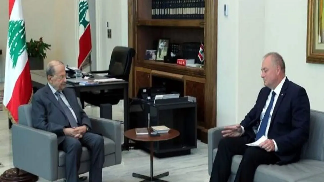 پیام شفاهی ولادیمیر پوتین به رئیس جمهوری لبنان تحویل شد