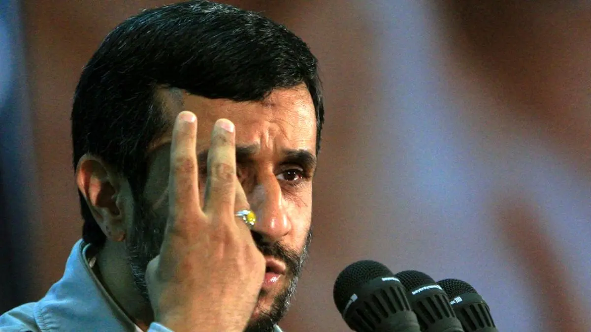 احمدی‌نژاد: اینجای آدم دروغگو+ ویدئو