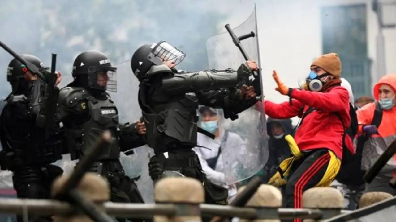 روسیه دست داشتن در اعتراضات خونین کلمبیا را اتهام بی‌اساس خواند