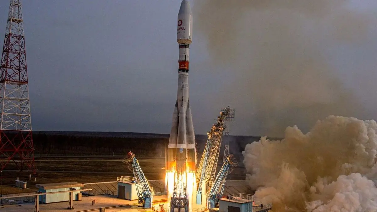 روسیه 36 ماهواره مخابراتی انگلیسی را به فضا پرتاب کرد