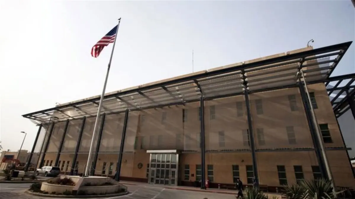 شنیده شدن صدای آژیرهای خطر در سفارت آمریکا در بغداد
