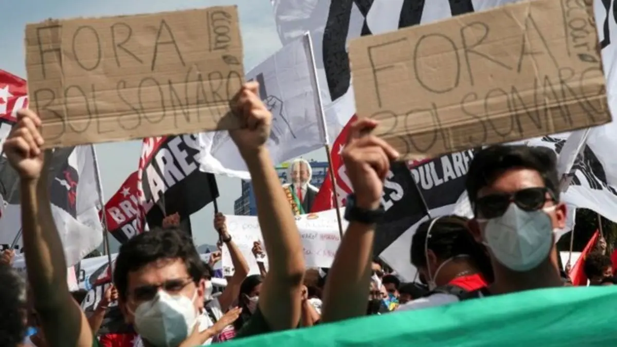 مردم برزیل علیه واکنش رئیس جمهورشان به کووید 19 دست به اعتراضات سراسری زدند