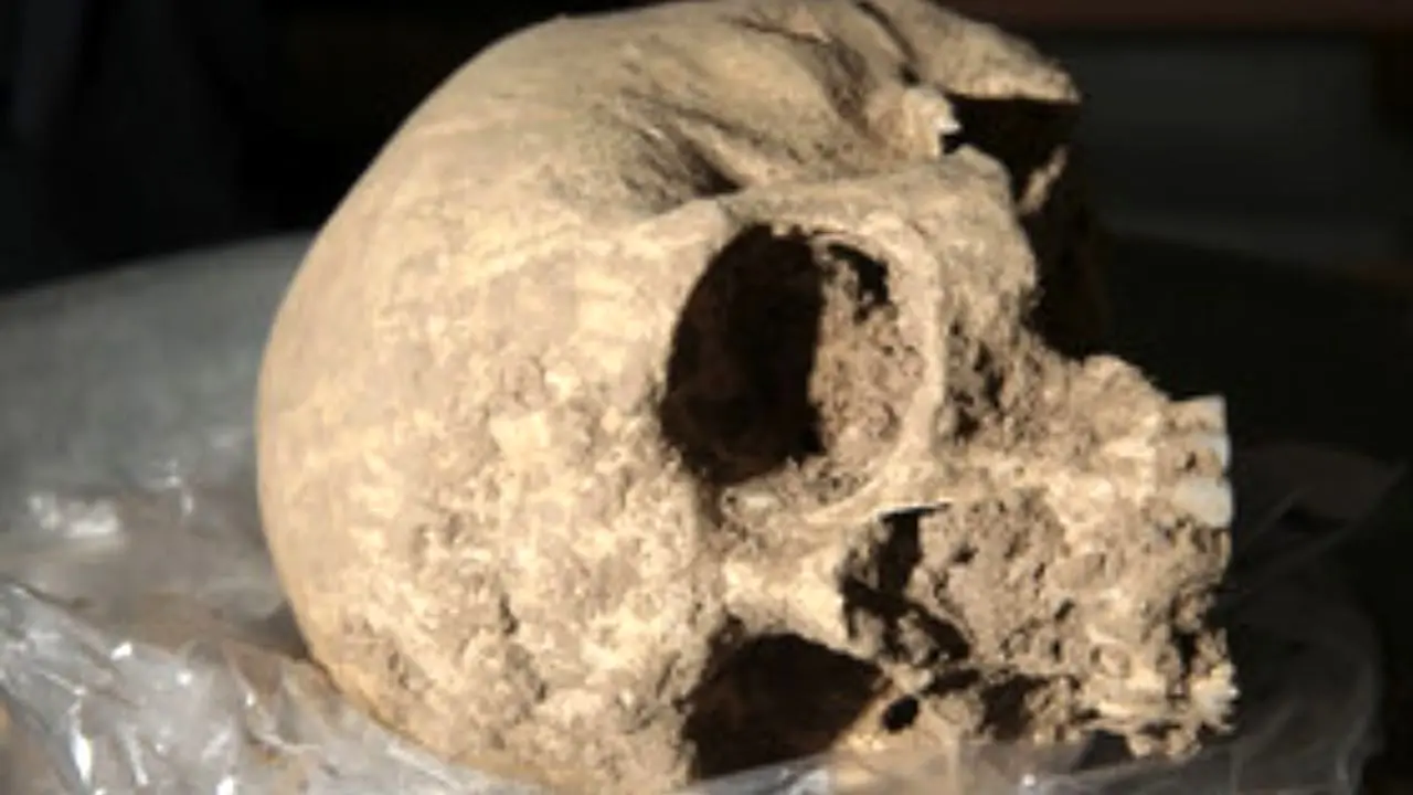 کشف اسکلت کودک 12 هزار ساله در بهشهر+ ویدئو