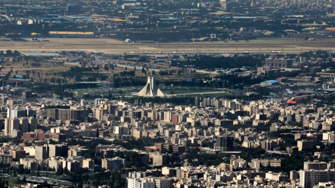 تهران از بالای برج میلاد