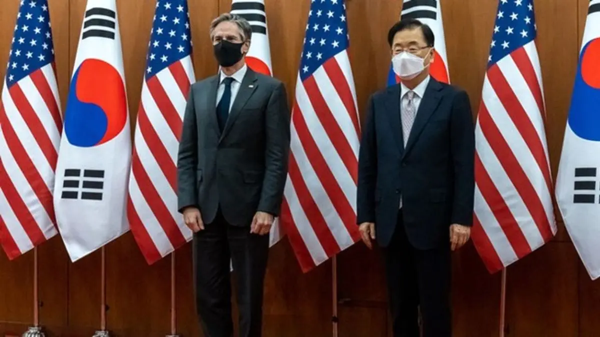 دیدار بلینکن با وزیر خارجه کره جنوبی؛ تاکید بر خلع سلاح اتمی شبه‌جزیره کره