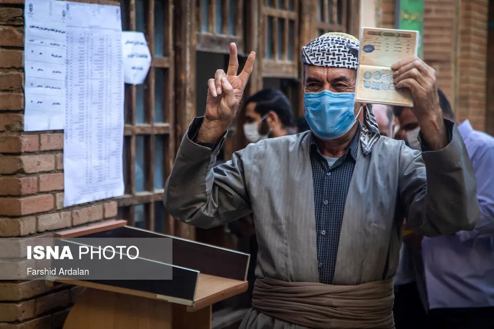 حضور اقوام ایرانی پای صندوق رای