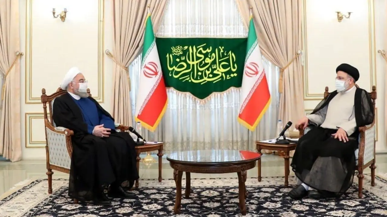 حسن روحانی برای رئیس‌جمهور منتخب سنگ تمام گذاشت / تبریک حضوری به سیدابراهیم رئیسی