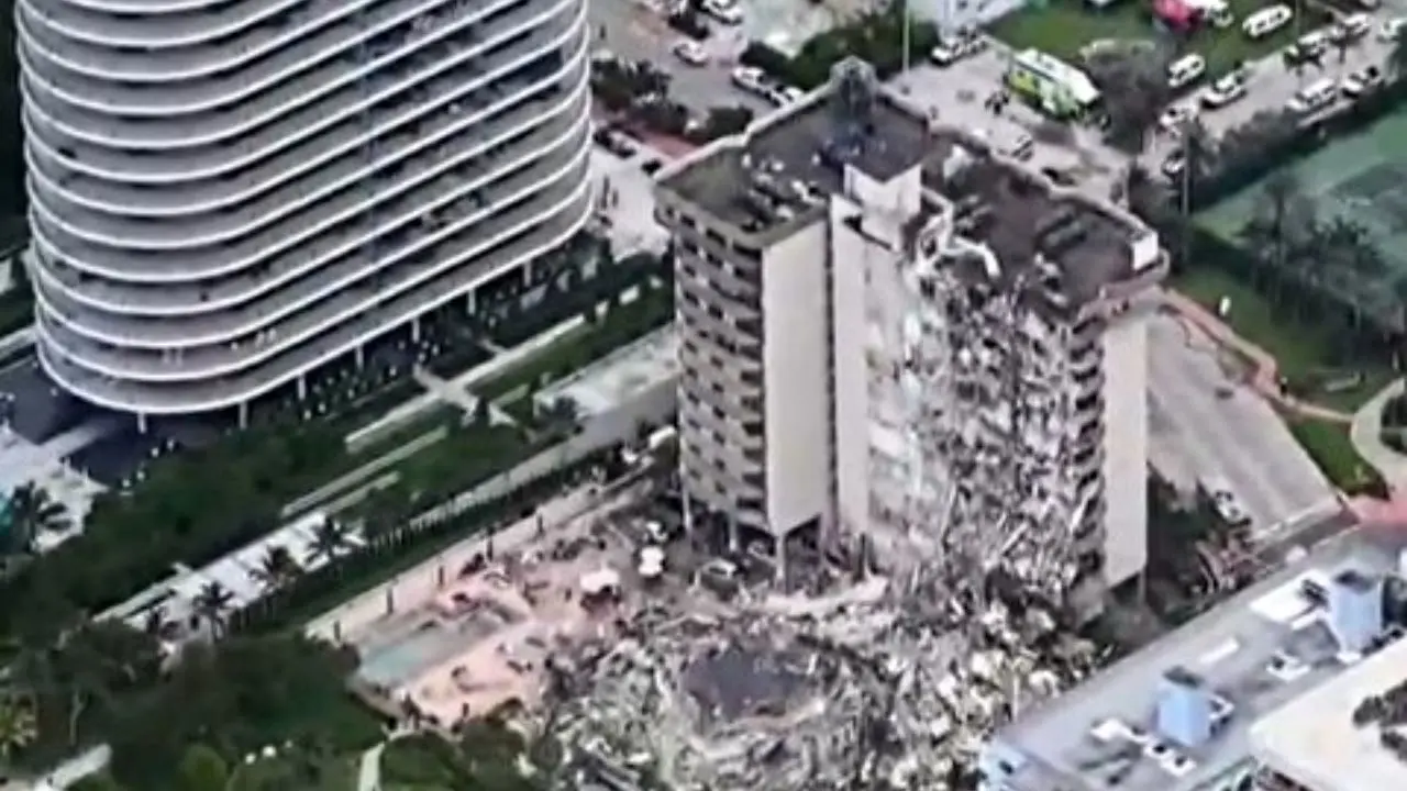 ریزش برج مسکونی در فلوریدای آمریکا؛ یک کشته و 99 نفر مفقود