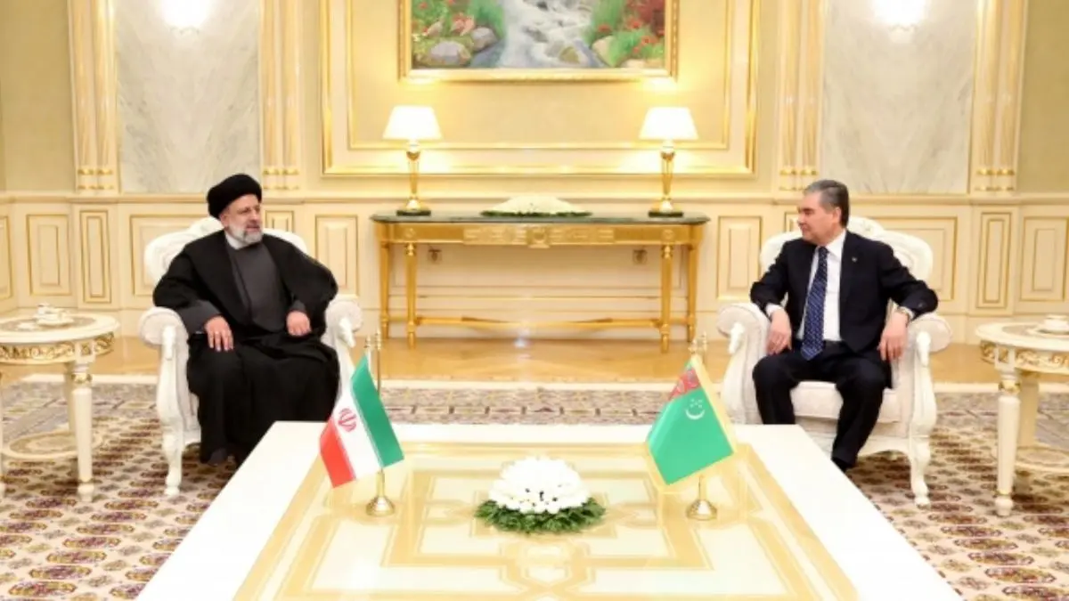 دیدار و رایزنی روسای جمهور ایران و ترکمنستان