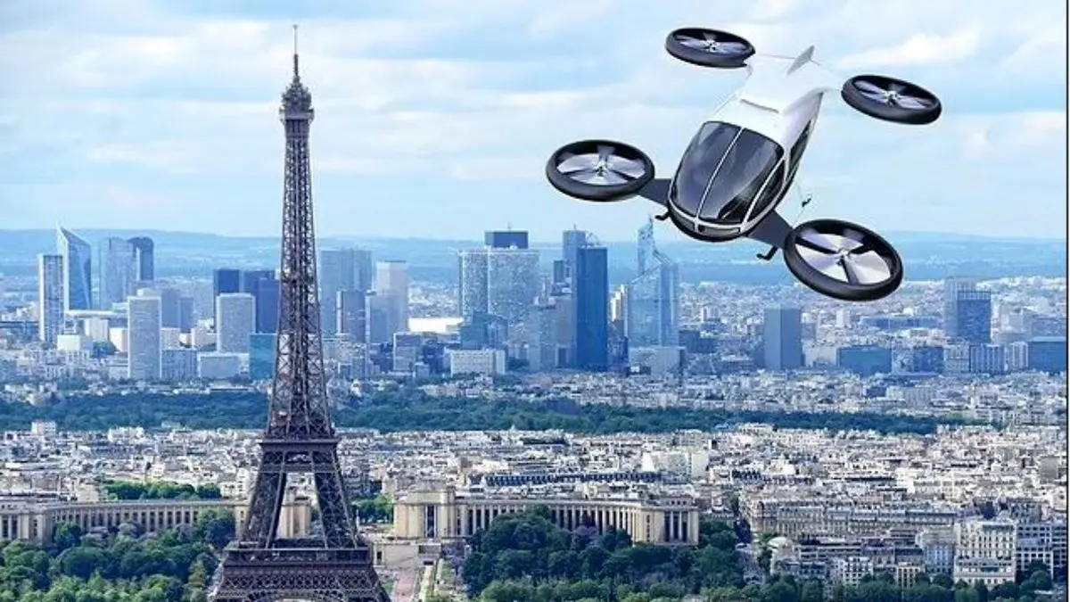 آزمایش استفاده از تاکسی‌های پرنده در المپیک 2024 پاریس + عکس