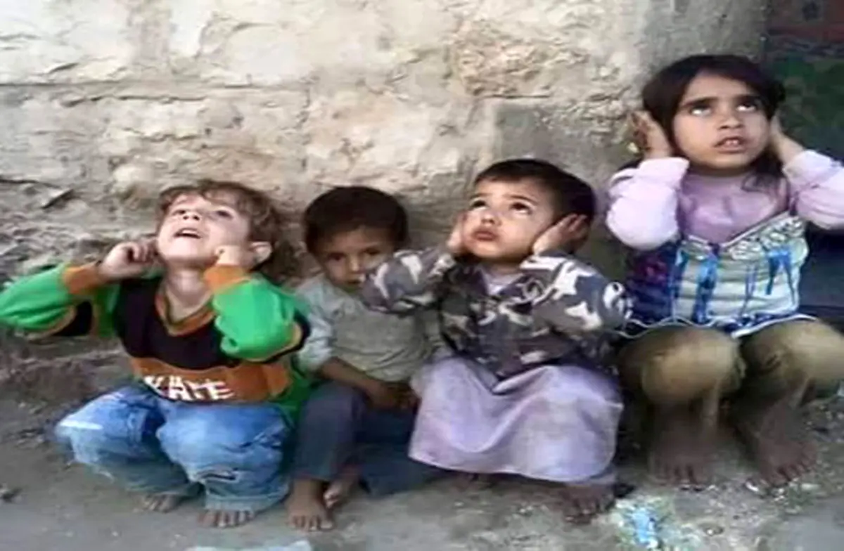 کودکان یمنی آرزو دارند هرچه زودتر بزرگ شوند تا با آمریکا و انگلیس بجنگند!