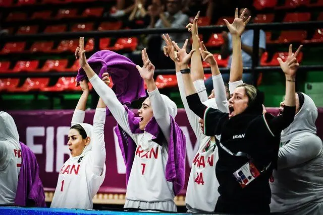 پیروزی تیم ملی بسکتبال زنان ایران