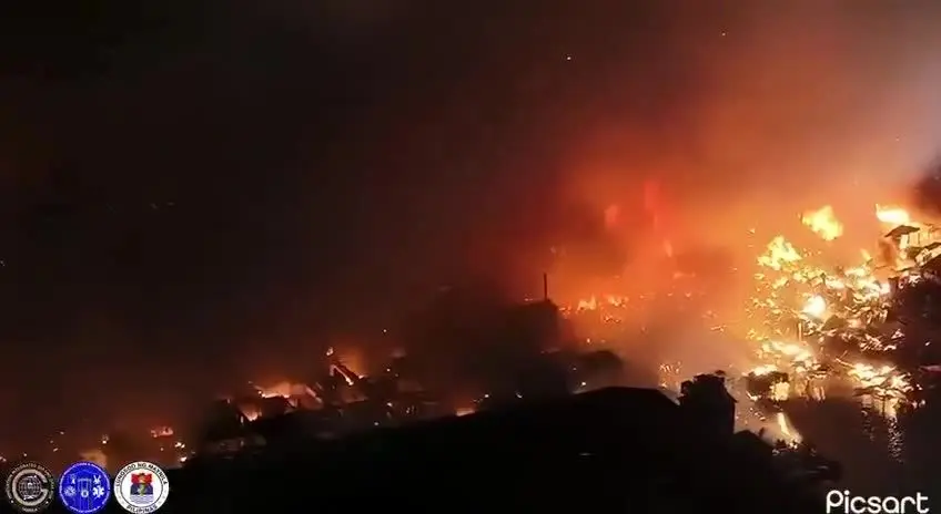 ببینید| آتش سوزی در مناطق فقیر نشین پایتخت فیلیپین