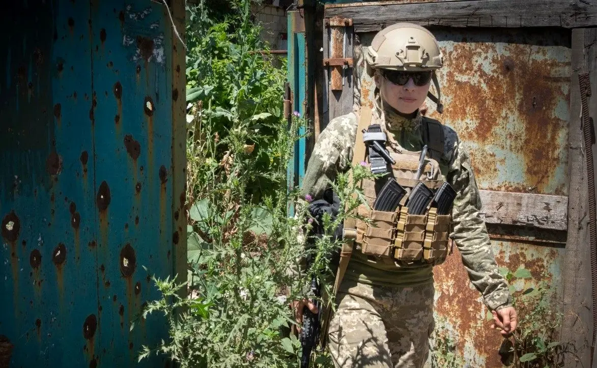 تصاویر زنان ارتش اوکراین