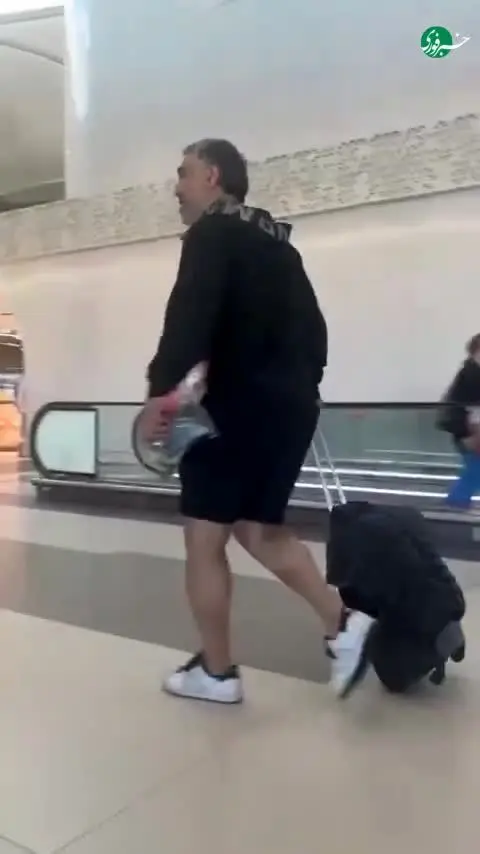 ببینید| اولین فیلم واضح از پژمان جمشیدی در فرودگاه کانادا