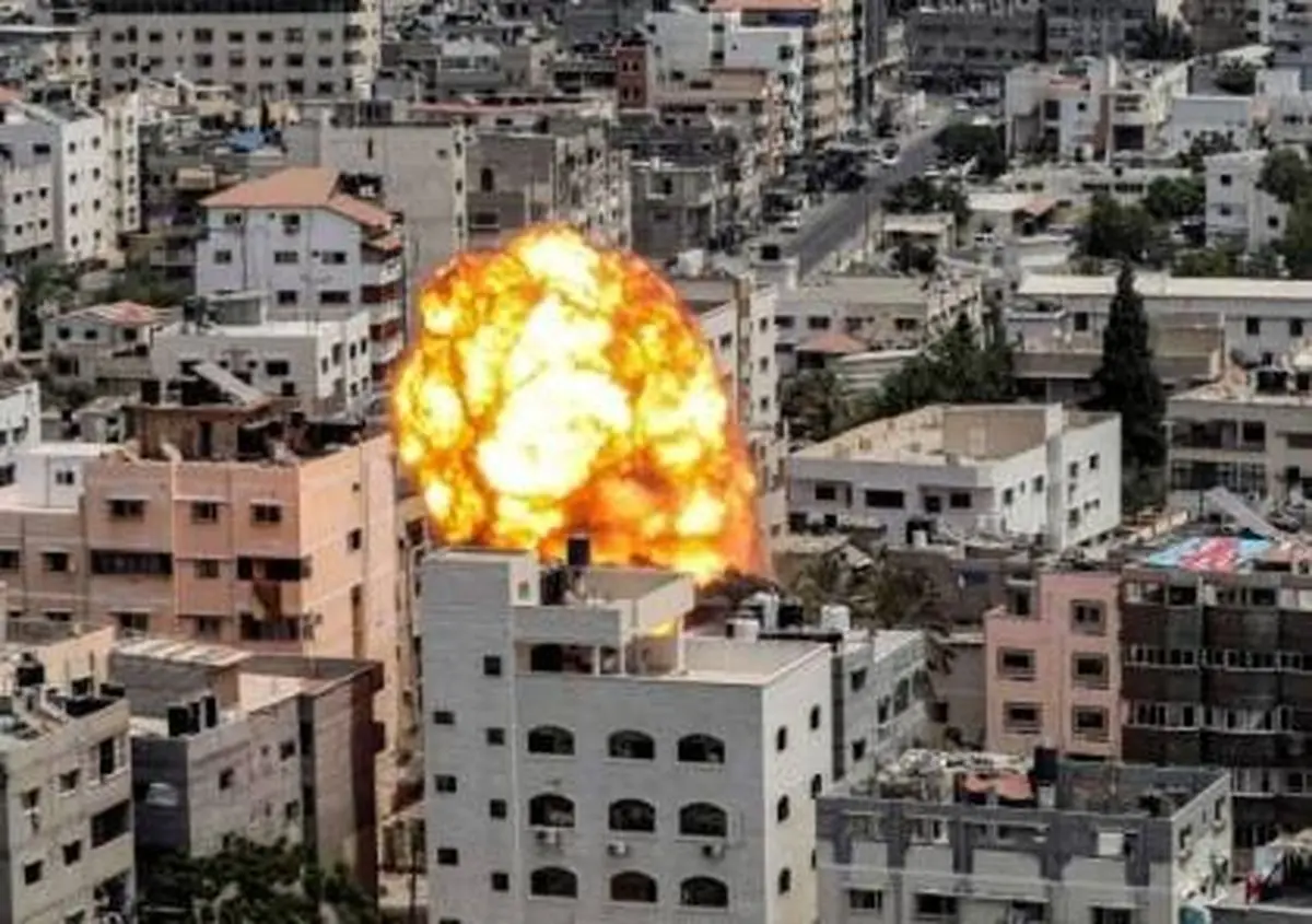 کامیونی پر از اجساد غیرنظامیان غزه در جنگ حماس و اسرائیل + عکس