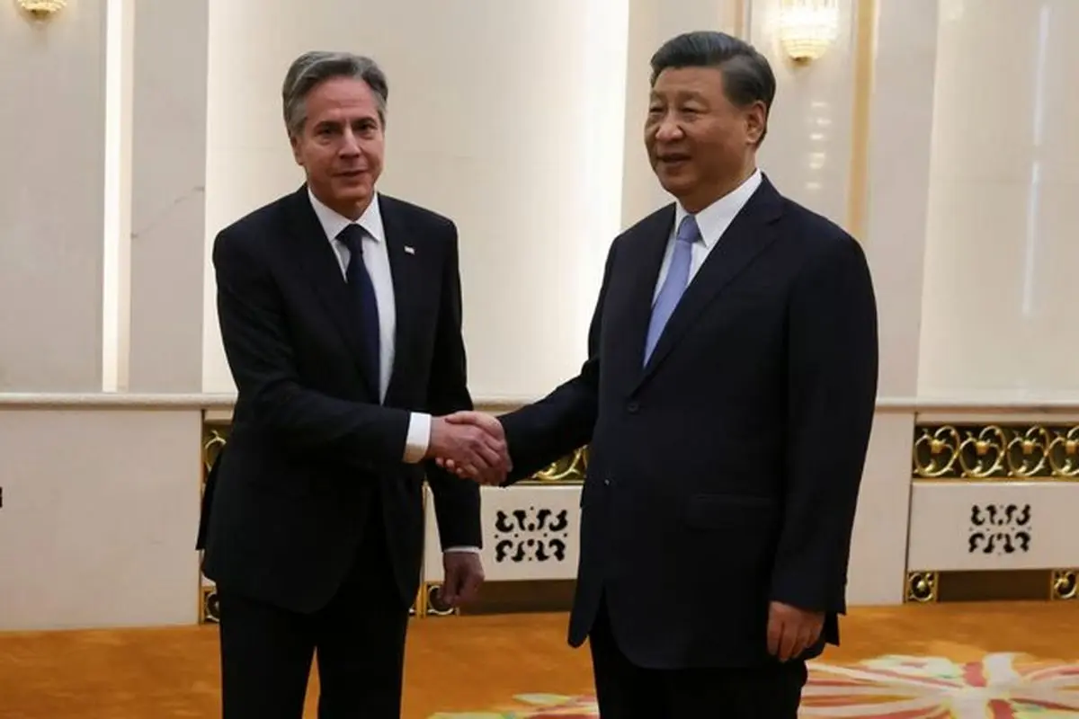 دیدار بلینکن با رئیس‌جمهور چین