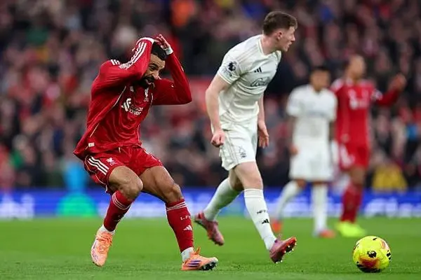 شکست سنگین لیورپول مقابل ناتینگهام فارست