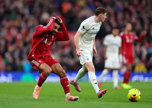 شکست سنگین لیورپول مقابل ناتینگهام فارست