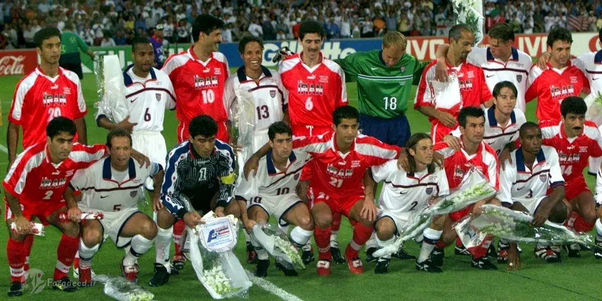 تصاویری خاص از دیدار ایران و آمریکا در جام جهانی 98