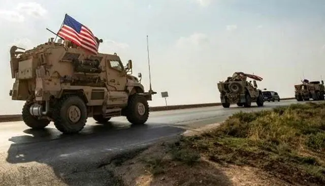 یک کاروان ائتلاف آمریکا در جنوب عراق هدف حمله قرار گرفت